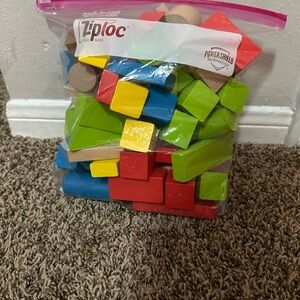 BOGO Bag of Melissa & Doug Wooden Building Blocks